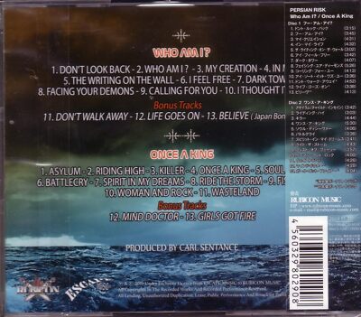 New CD PERSIAN RISK -Who Am I ? / Once A King- from Japan | eBay