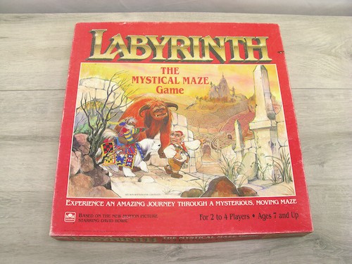 Labyrinth The Mystical Labyrinth Spiel 1986 komplett Golden Jim Henson Brettspiel Vintage - Bild 2 von 21