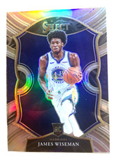 James Wiseman Rookie 2020-21 Panini Select Concourse Silver Prizm RC #62