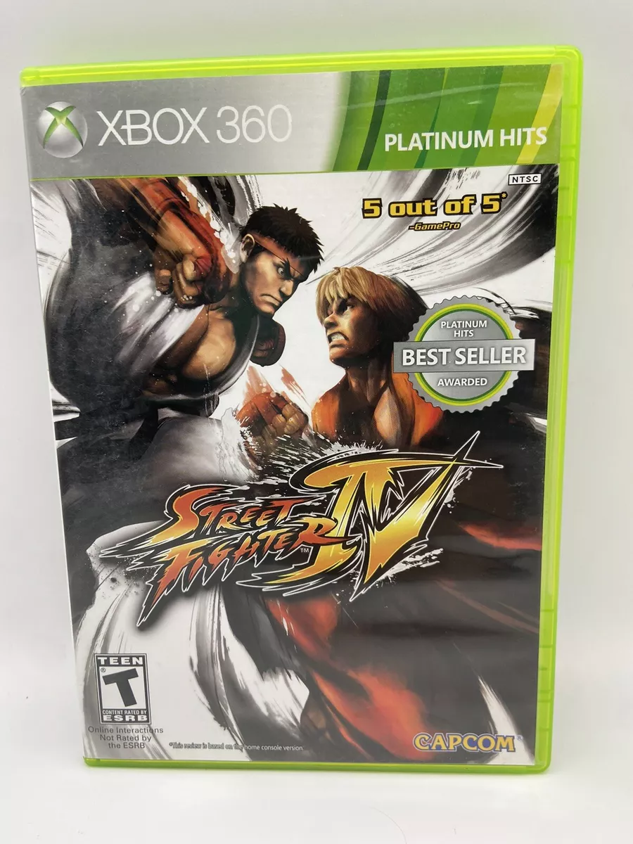 Street Fighter IV (Platinum Hits) - Xbox 360 Game - No manual