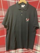 Promo Virgin Atlantic Airline Aeroplane Black Polo Shirt Size XL Extra Large #2