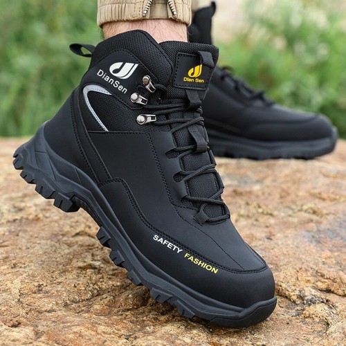 Mens Waterproof Work Boots Steel Toe Indestructible Safety Shoes Puncture-Proof - Picture 16 of 20