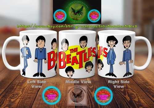 The Beatles Cartoon Series (1965 - 1967) 11 oz Hot/Cold Beverage Mug (18 Colors) - Picture 21 of 36
