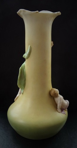 Art Nouveau Volkstedt Thüringen Jugendstil Antike schöne Porzellan Vase um 1900 - Bild 4 von 12