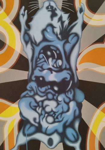 Original Painting on Canvas; "XXX (Joe Yabuki Project)" - Picture 4 of 7