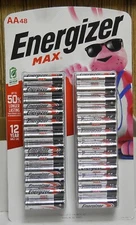 Energizer Max 48 AA Batteries Expires 12/2036