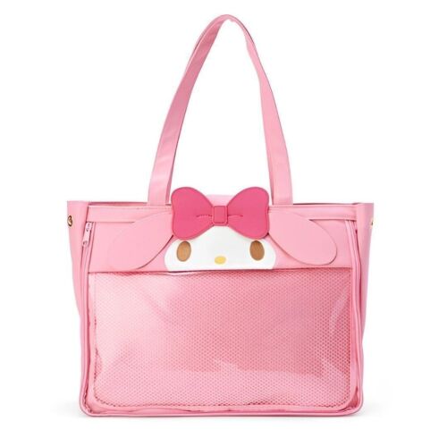Bolso de Mano Sanrio My Melody Kawaii Frontal Lado Transparente Hello Kitty Friend Como Nuevo - Imagen 2 de 8