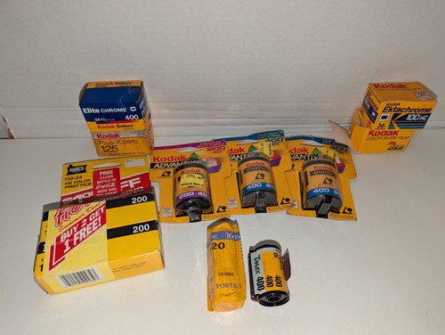 ABGELAUFEN - 11 gemischte Posten neuer Filmrollen - meist Kodak