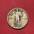 (1) Beautiful Toned Antique 1919-P Standing Liberty Quarter CHOICE F-FINE