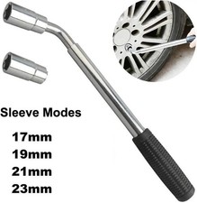 Extendable Wheel Brace Wrench Telescopic 17 19 21 23MM Car Van Socket Tyre Nut