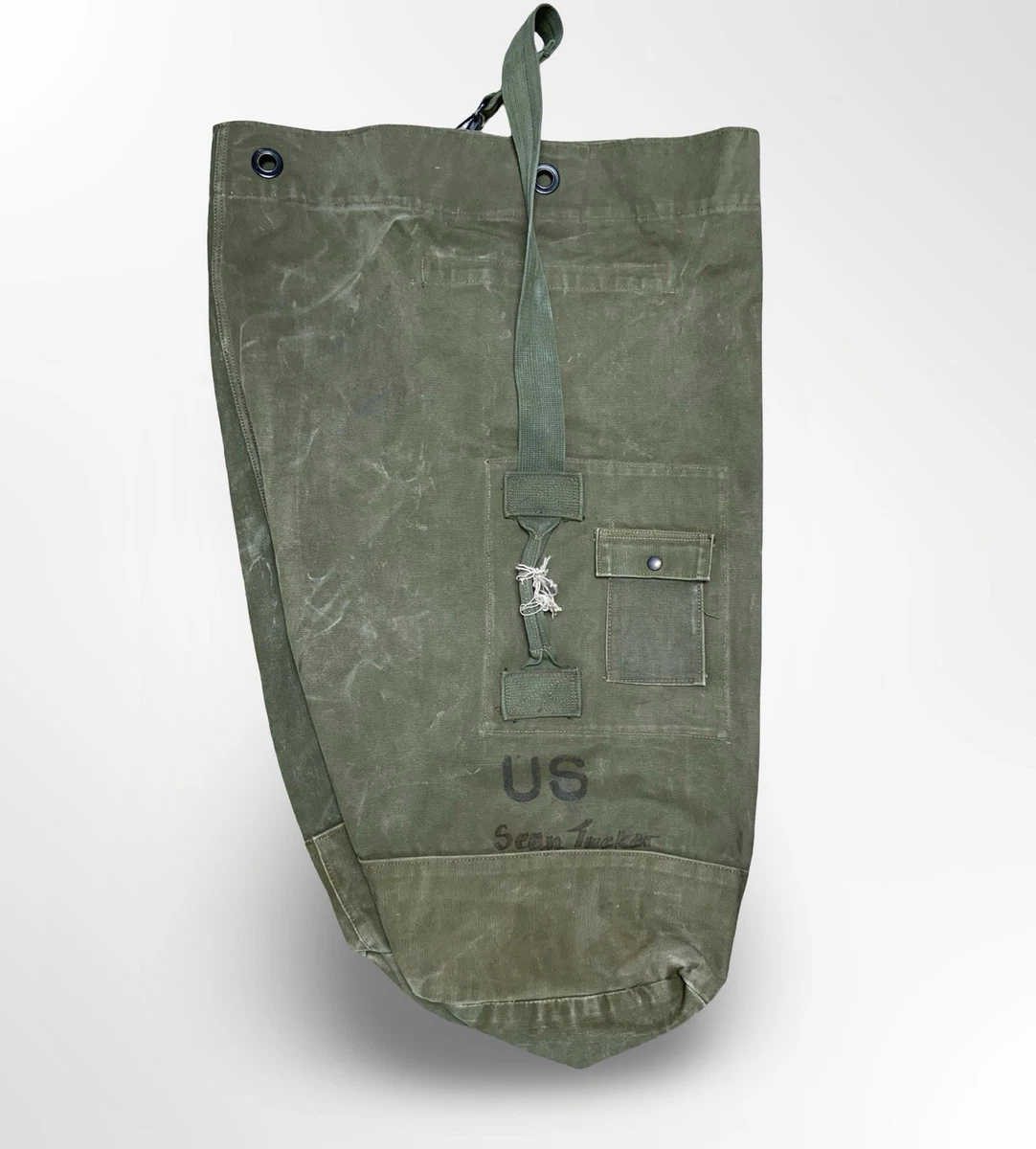 Vintage Army Duffle Bag In Collectible Military Surplus Bags