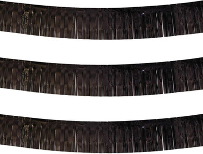 Foil Fringe Garland - Pack of 3- Metallic Parade Floats Skirting Tinsel Streamer