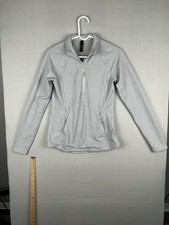 Kyodan Women  s Size S Gray 1/4 Zip Herringbone Pullover
