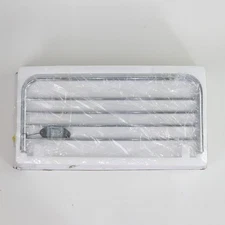 Gatco 1537 Stainless Steel 20" Hotel Towel Shelf in Chrome, New Open Box