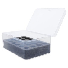 Waterproof Battery Box Holder Storage Organizer Sorter Clear Plastic Case