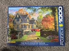 EuroGraphics The Blue Country House by Dominic Davison 1000-Piece Puzzle