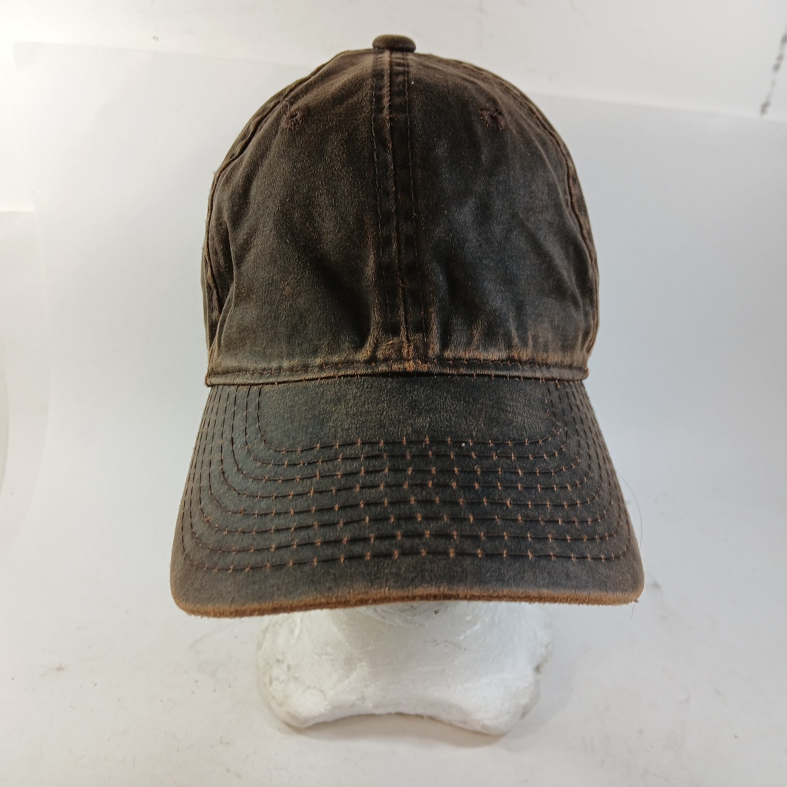 Blank Brown Hat Cap Strap Back Plain Adjustable - image 1