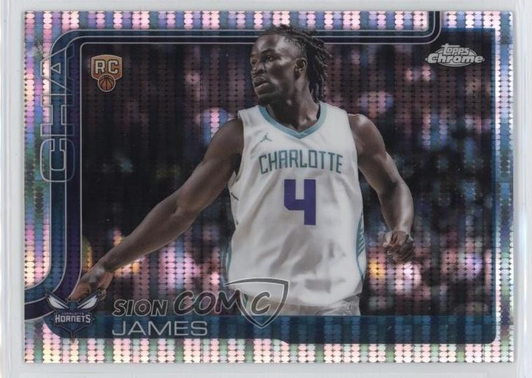 2025-26 Topps Chrome Pulsar Refractor Sion James #283 hu1