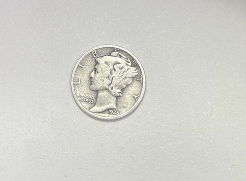 1936-S Mercury Dime 90% Silver San Francisco VF US Coin