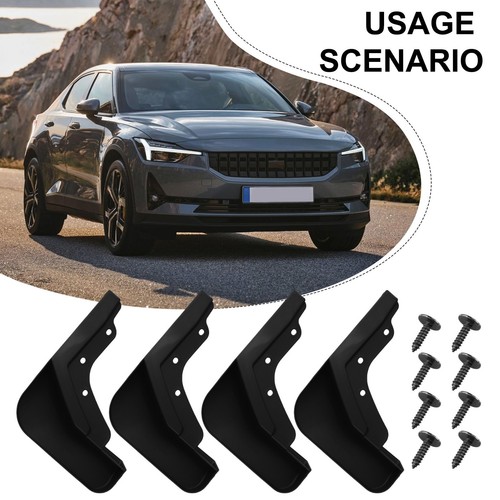 Splash Guards for Car Tires Set of 4 Mud Flaps for Model 2 (2021 2023) - Picture 4 of 24