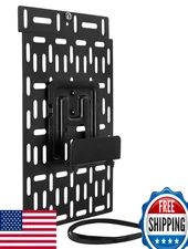 Mount-It! Cable Box Mount Behind TV | Adjustable Universal Mounting Bracket for