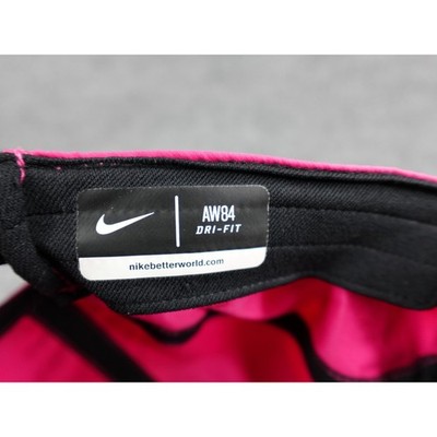 人気 Nike AW84 DRI-FIT キャップ ピンク ✕ ブラック Nike AW84 Dri Fit 5 Panel Hat Cap Pink Fuchsia Reflective Swoosh
