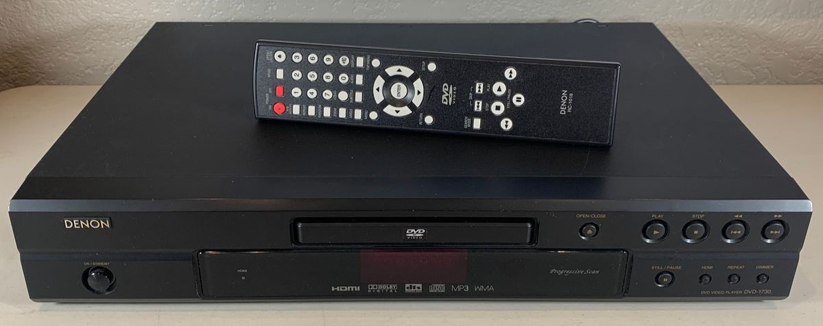 Tested Works Denon DVD-1730 DVD / CD Player w/ OEM Remote | eBay