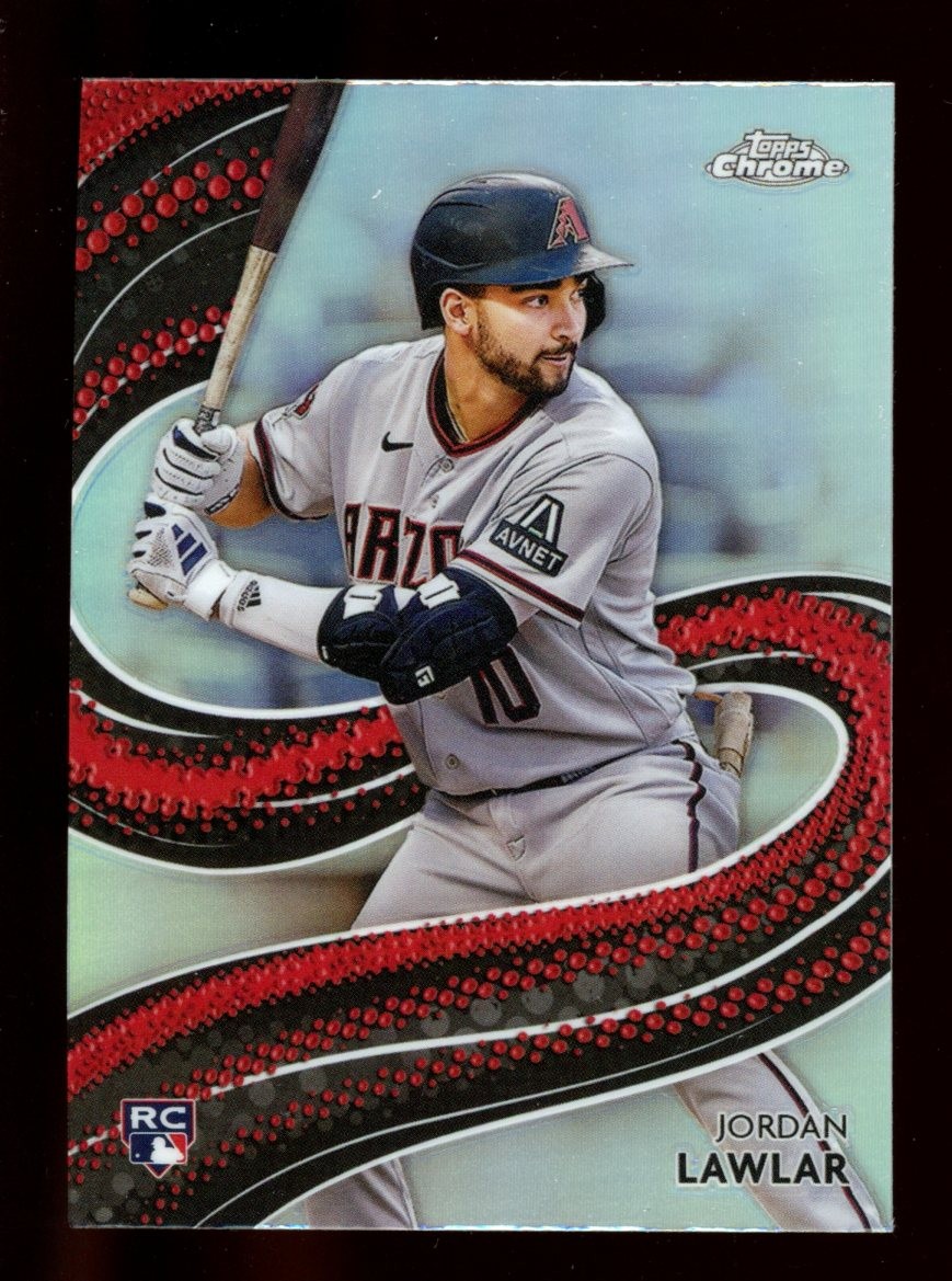 2024 Topps Chrome - Strokes #S-25 Jordan Lawlar Arizona Diamondbacks