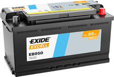 BATTERIA PER AUTO EXIDE EB950 EXCELL 95AH CCA 800A