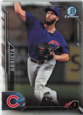 #ad 2016 Bowman Chrome #89 Jake Arrieta Chicago Cubs $1.39