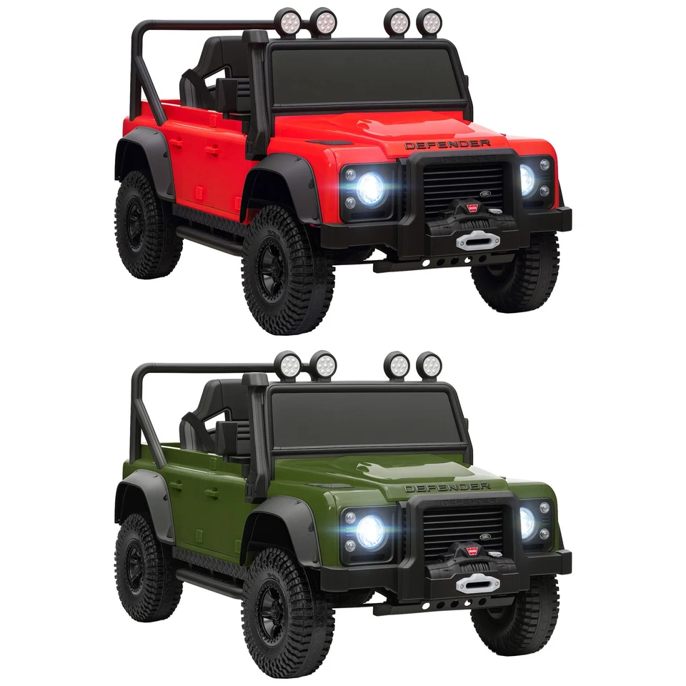 AIYAPLAY Macchina Elettrica Bambini 3-5 Anni Land Rover 12V e Telecomando