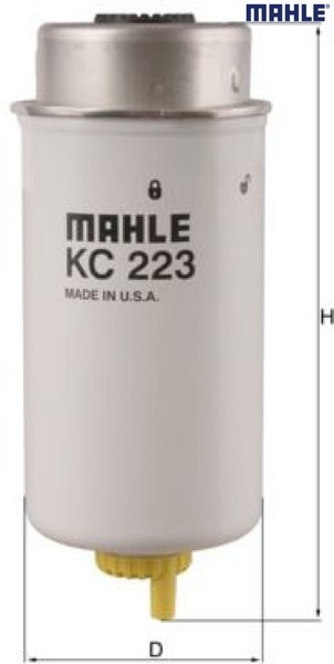 Mahle KC223 Kraftstofffilter Kraftstoffilter FüR Ford-image