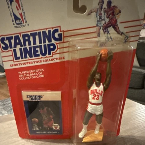 1988 Starting Lineup Michael Jordan NBA Chicago Bulls Figure with Collector Card