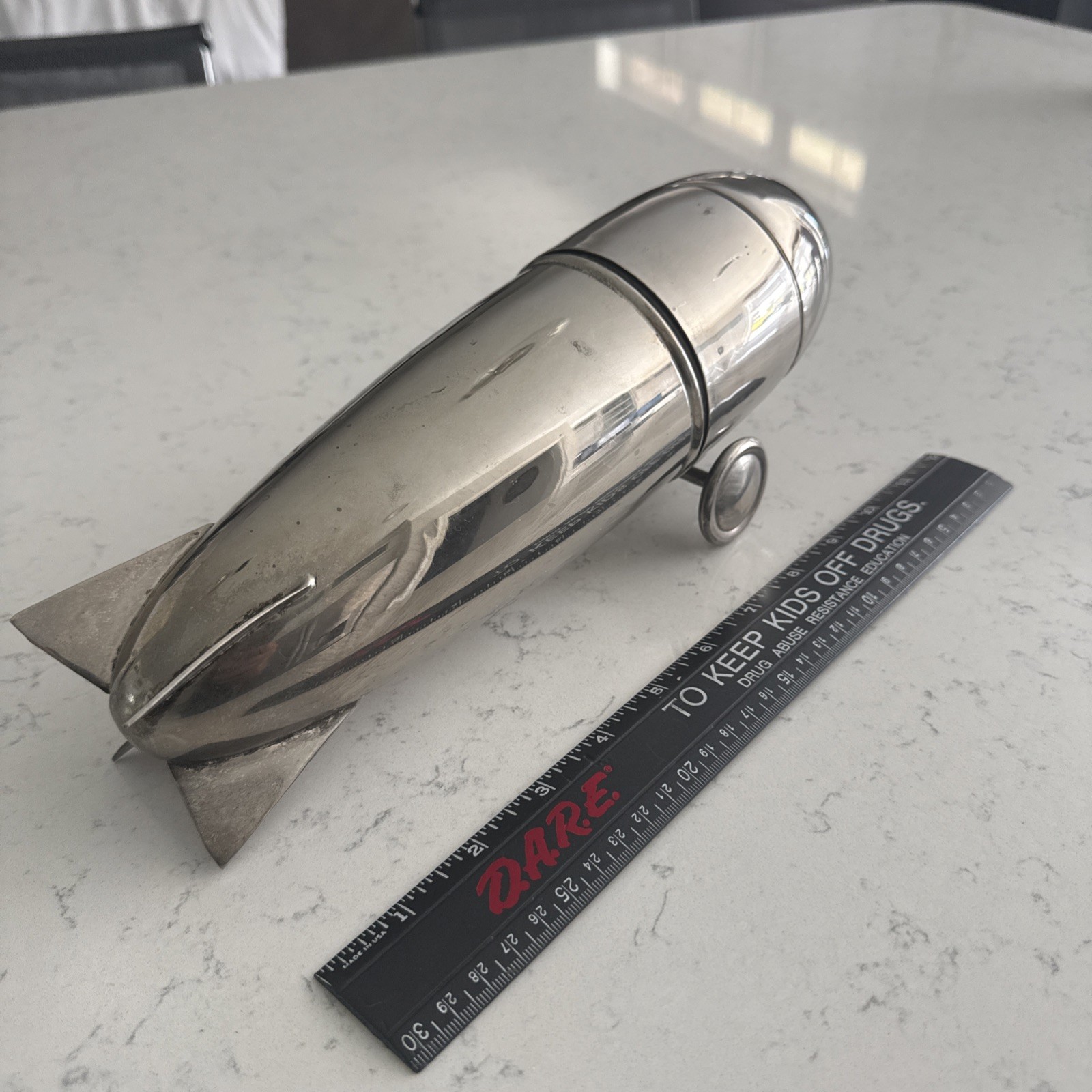 Art Deco Zeppelin Blimp Cocktail Shaker