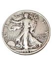 1943 P 50C Walking Liberty Half * FREE SHIPPING *