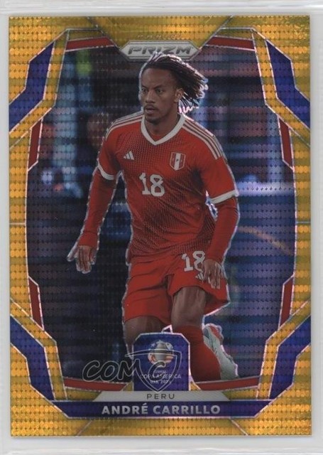 2024 Prizm CONMEBOL Copa America Gold Pulsar /10 Andre Carrillo André #90 1r1k