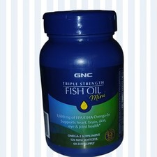 GNC Triple Strength Fish Oil Omega-3 Suppleme...