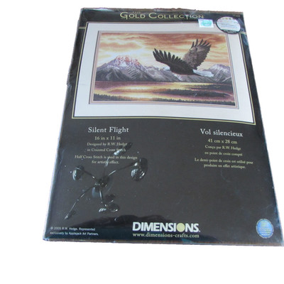 SILENT FLIGHT  COUNTED CROSS STITCH THE GOLD COLLECTION DIMENSIONS