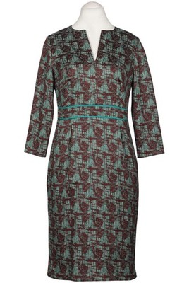 Ellen Eisemann Kleid Damen Dress Damenkleid Gr. EU 42 Mehrfarbig #ka7l7v1