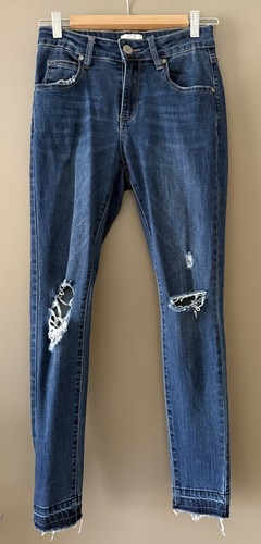 Cotton On Mid Grazer Skinny Ripped Knee Jeans | Size 10
