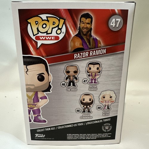 Funko Pop! Vinile: WWE - Razor Ramon #47 uscita originale - Foto 3 di 9