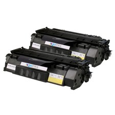 2 Black Laser Toner Cartridges to replace HP CF280A (80A) non-OEM / Compatible