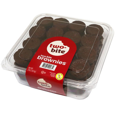 two-bite Chocolate Brownies, 48 ct.