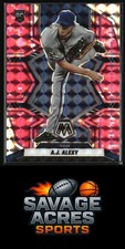 A.J. Alexy 2022 Panini Mosaic Pink Camo Mosaic #249 Texas Rangers