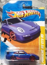 Hot Wheels 36/50 2011 New Models Porsche 911 GT3 RS Blue 36/244 VHTF