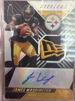 2018 Panini XR Rookie Swatch Autographs James Washington #RSA22 New Era  1/1