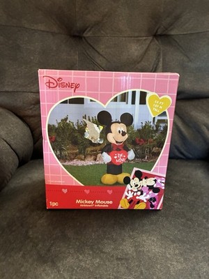 Gemmy 3.5ft Tall Disney's Mickey Mouse Valentine Be Mine Inflatable