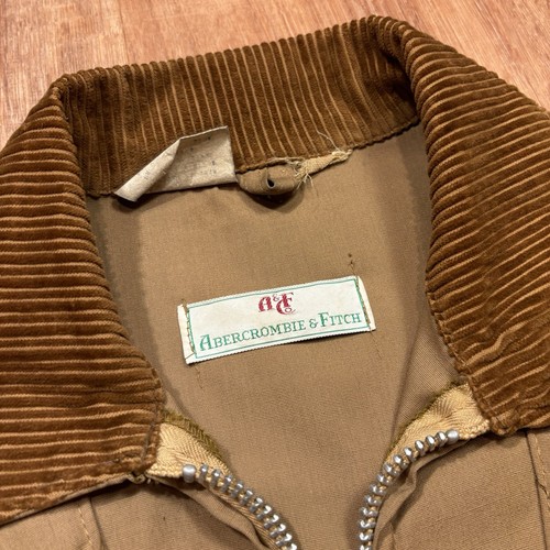 Giacca da caccia vera vintage Abercrombie & Fitch anni 50 cerniera talon uomo gioco uccellino - Foto 2 di 9