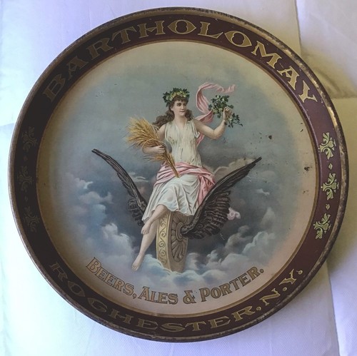 Rare Pre Pro Bartholomay Beer Tray 12" Nice!