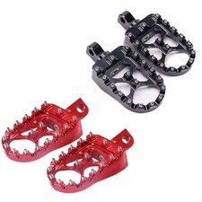 Durable Motorcycle Accessories Aluminum Alloy Footrests Footpegs Universal Parts